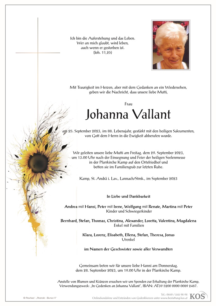 Johanna Vallant